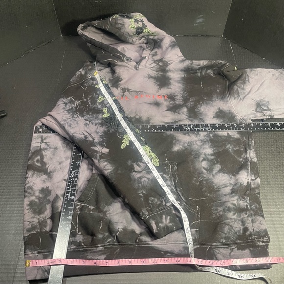 BNWT CIVIL REGIME BLACK ROSE HOODIE NIGHT FOG WASH LARGE MENS UNISEX PRICE FIRM - Picture 9 of 16